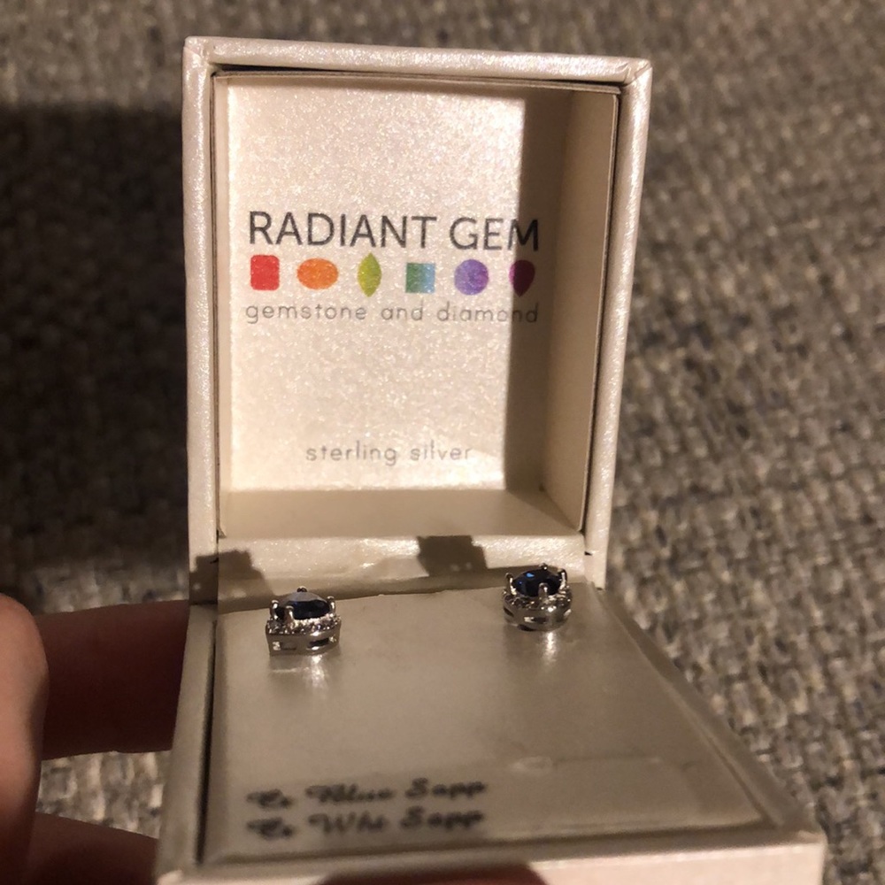 Radiant Gem Earrings NWT